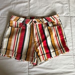 High waisted shorts